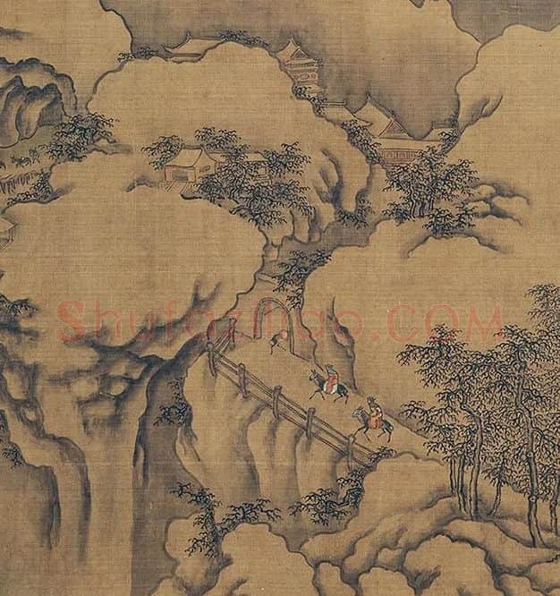 郭熙山水人物《关山积雪图》卷_11
