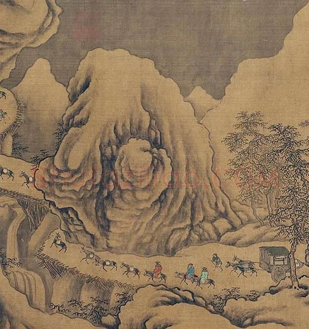郭熙山水人物《关山积雪图》卷_14