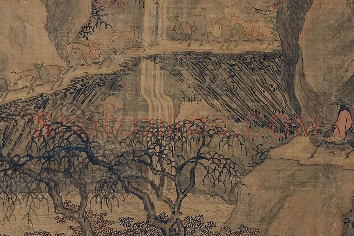 郭熙《关山行旅图》局部 (4)