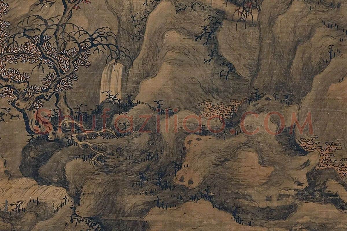 郭熙《关山行旅图》局部 (6)