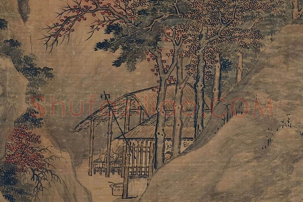 郭熙《关山行旅图》局部 (7)