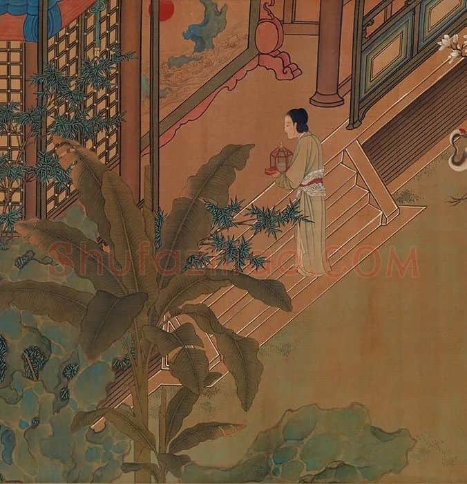 周文矩(款)《仙姬文会图》卷_04