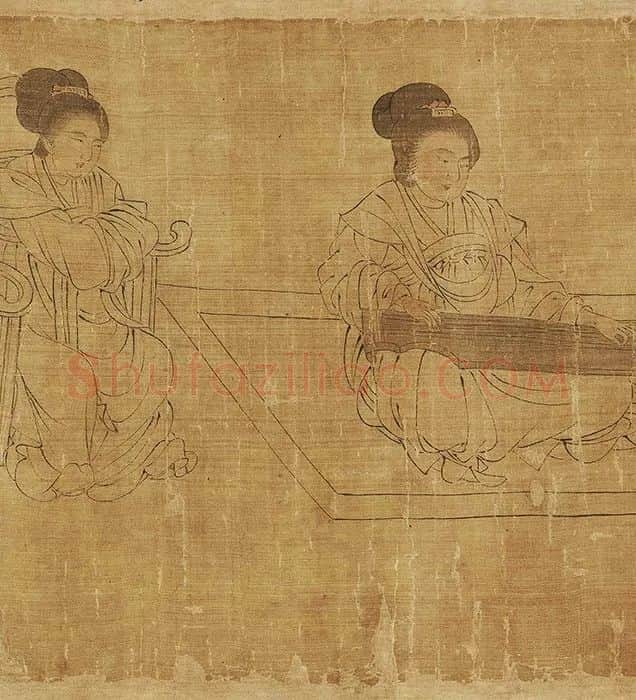 宋摹周文矩宫中图_09