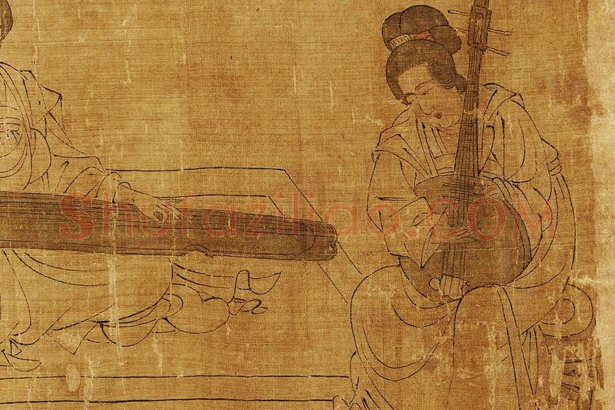  宋摹周文矩《宫中图》局部 (1)