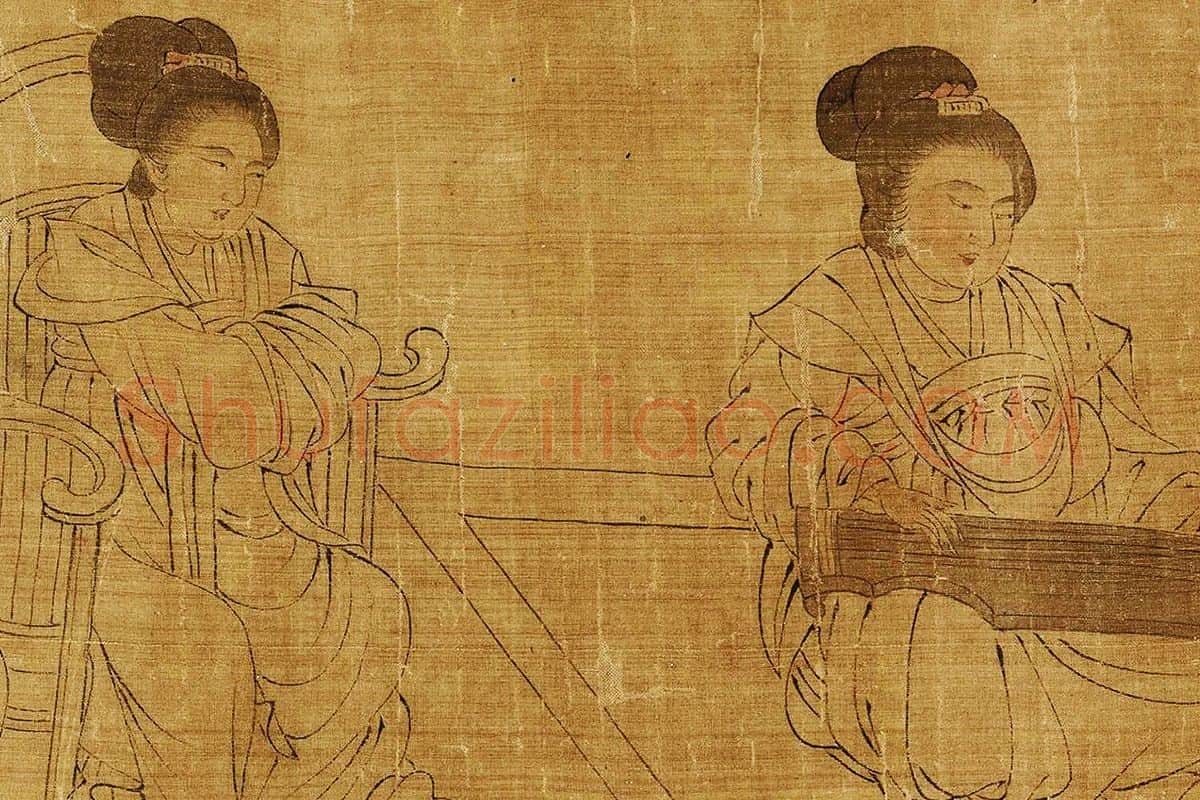  宋摹周文矩《宫中图》局部 (2)