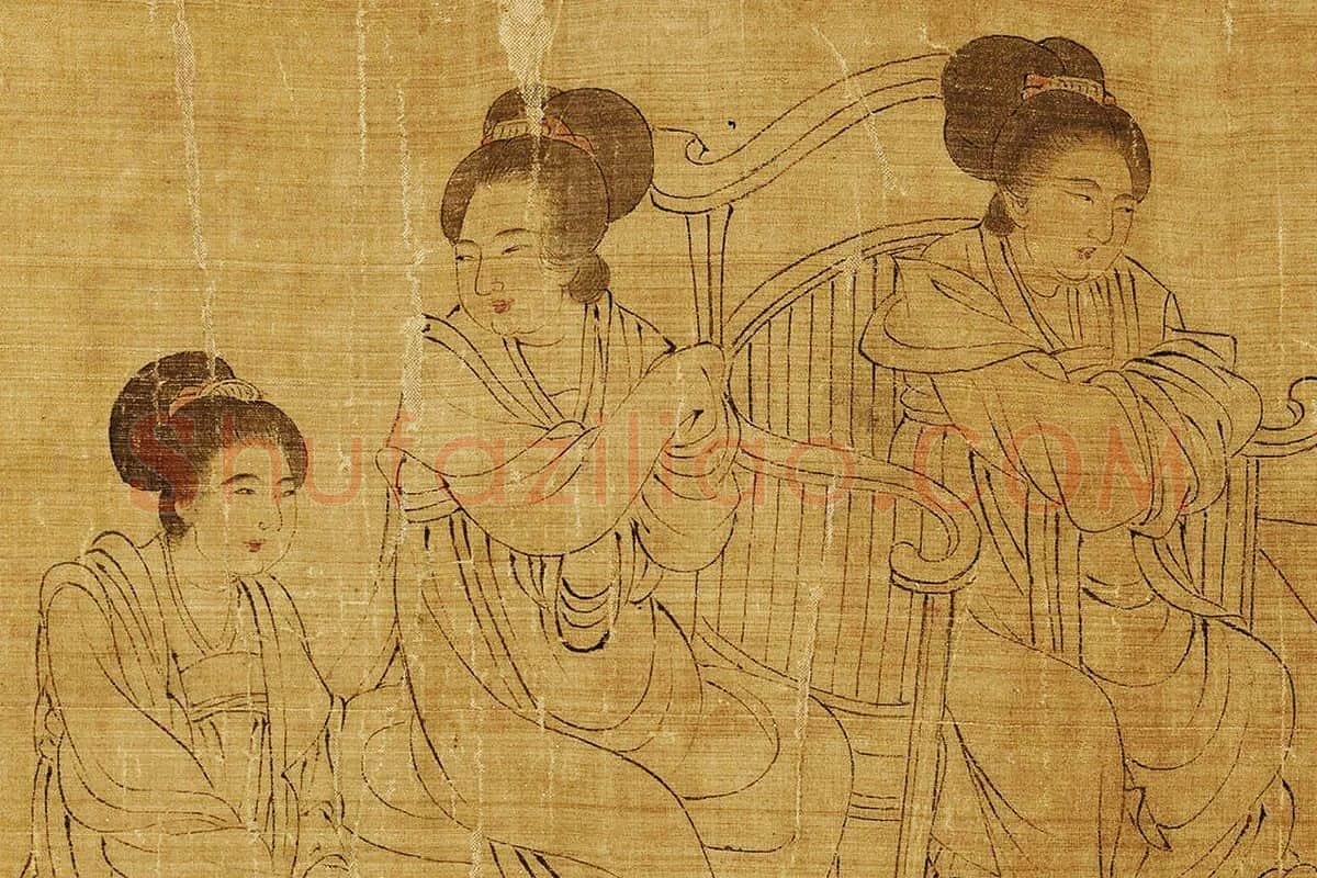  宋摹周文矩《宫中图》局部 (3)