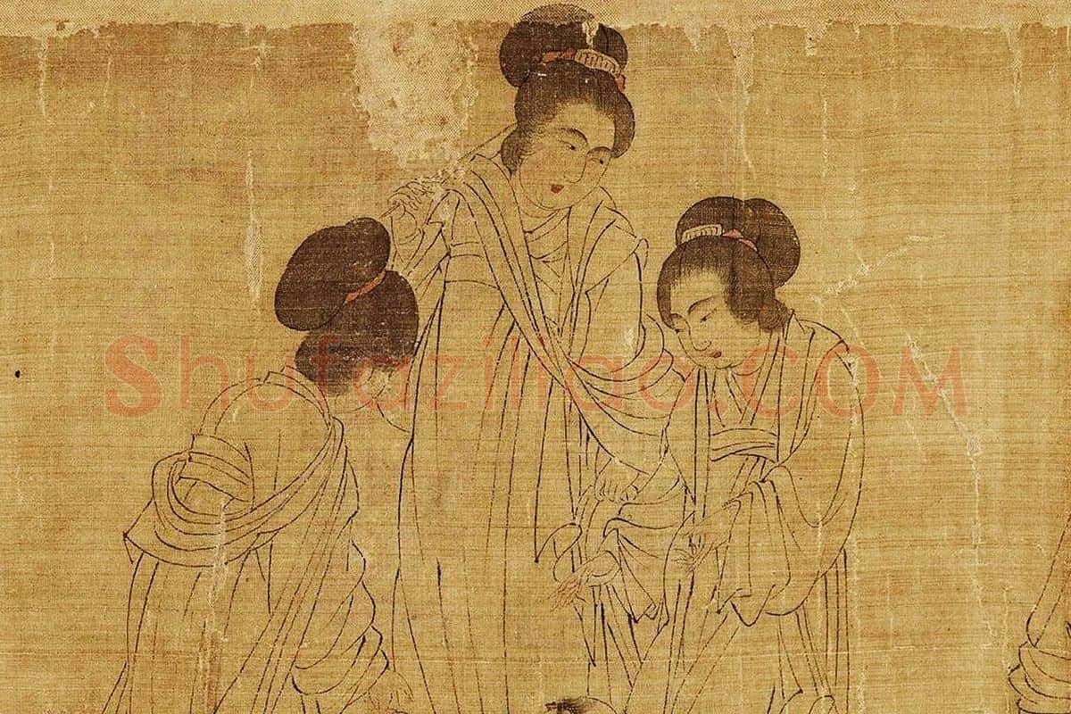  宋摹周文矩《宫中图》局部 (5)