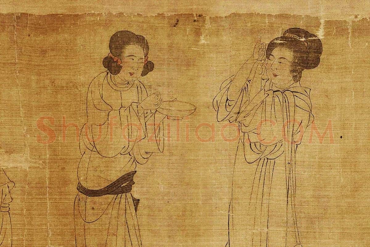  宋摹周文矩《宫中图》局部 (6)