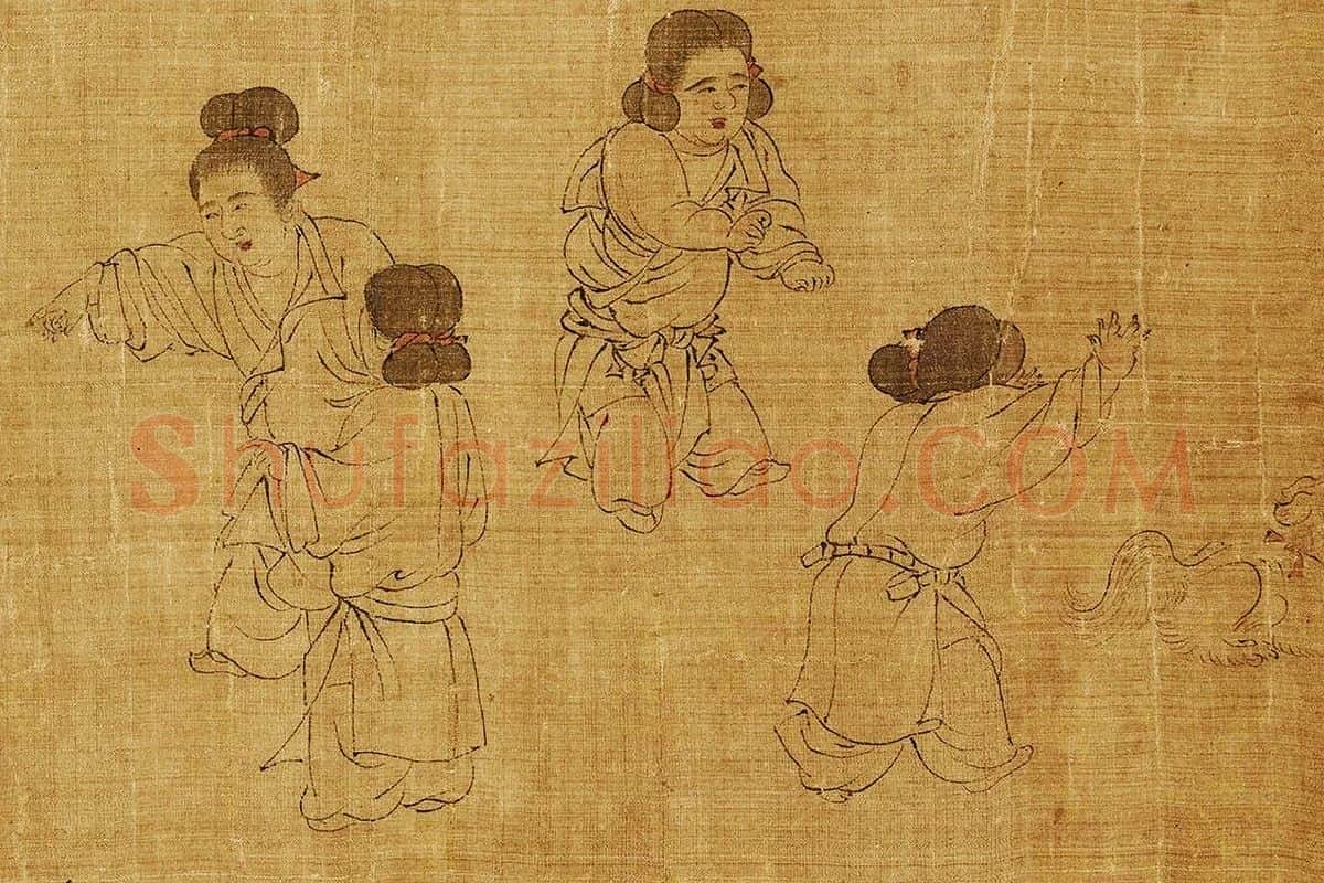  宋摹周文矩《宫中图》局部 (7)