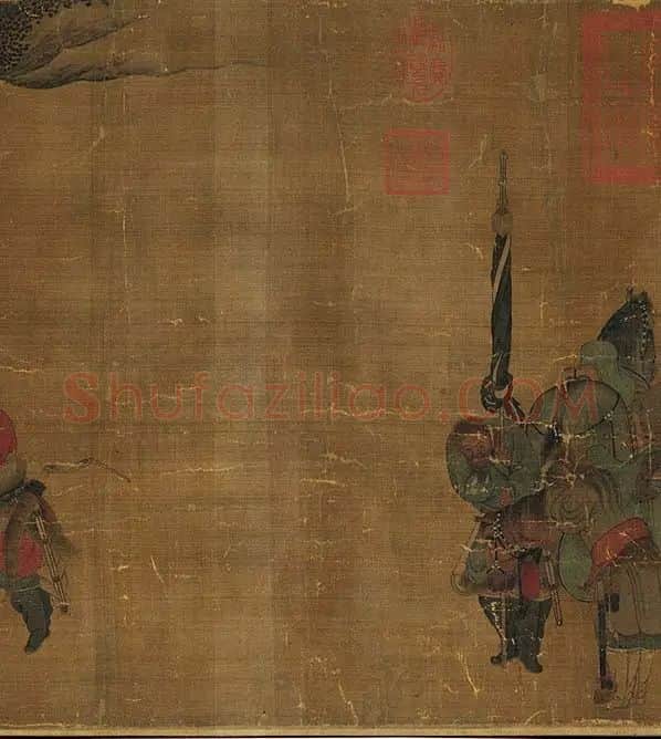 周文矩《苏李别意图》卷_20