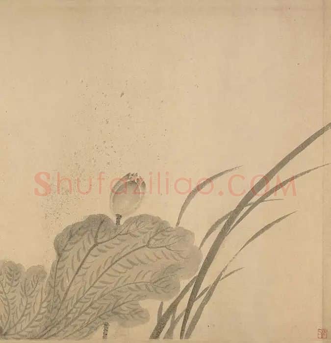 法常《水墨写生图卷》_09