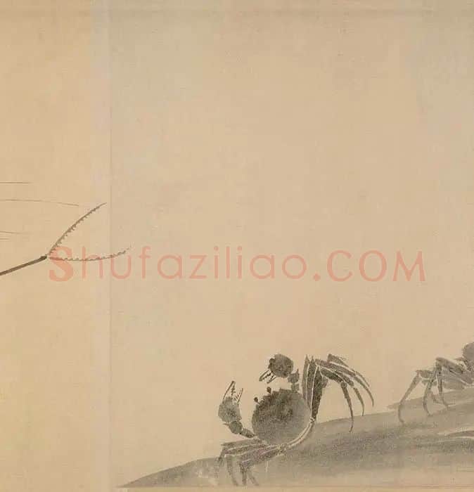 法常《水墨写生图卷》_11