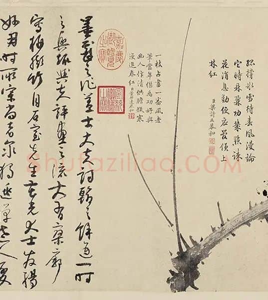 徐禹功《雪中梅竹图》_12