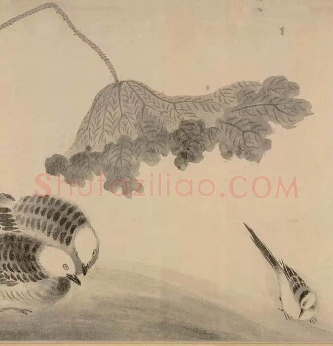 法常《水墨写生图卷》_13
