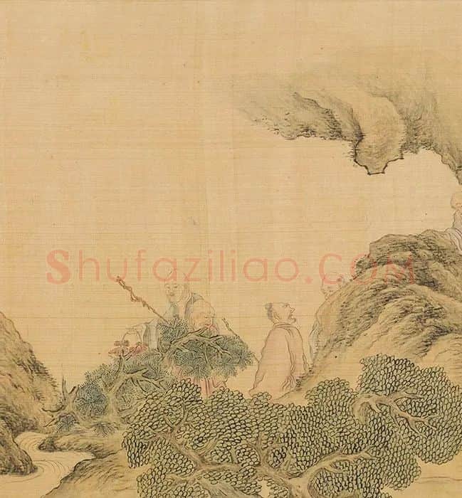陈洪绶《百老共祝图卷》_07
