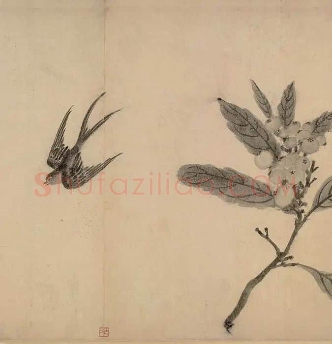 法常《水墨写生图卷》_16