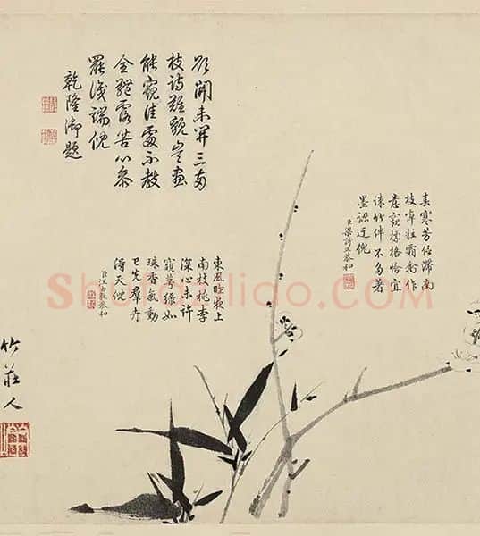 徐禹功《雪中梅竹图》_17