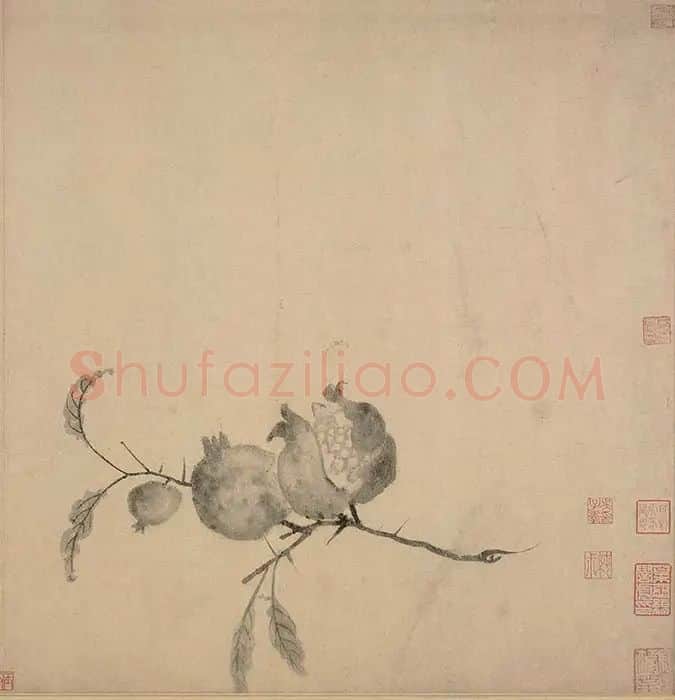 法常《水墨写生图卷》_20