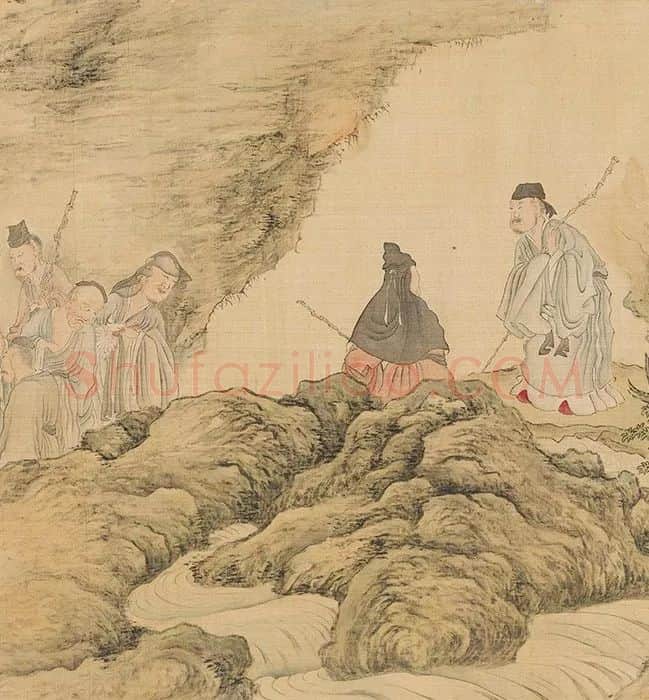陈洪绶《百老共祝图卷》_17