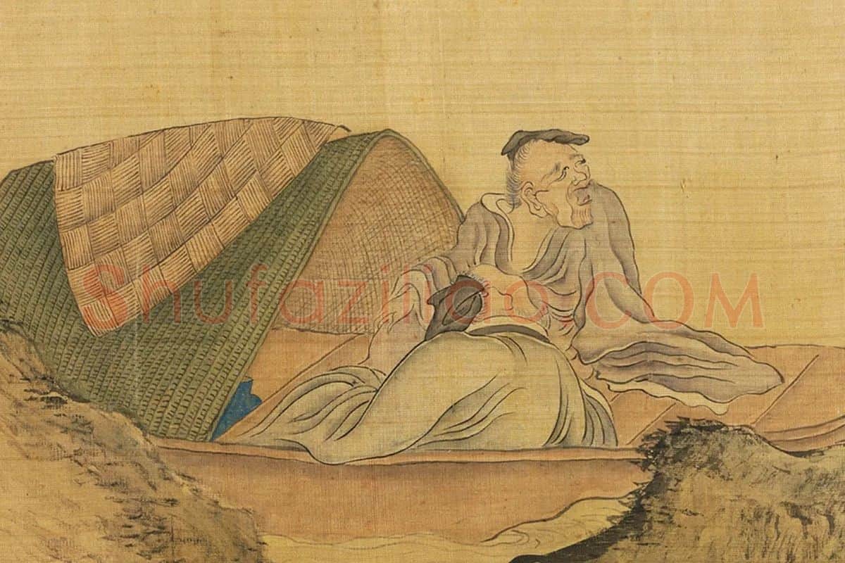 陈洪绶《百老共祝图卷》局部 (11)