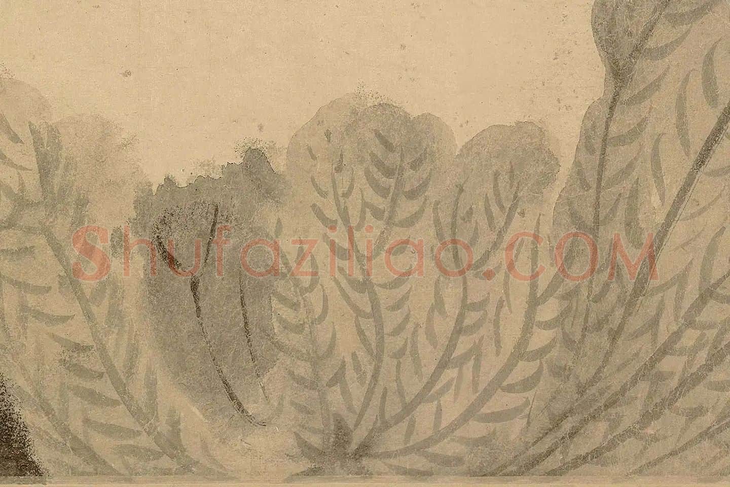 法常《水墨写生图卷》高清大图局部 (16)