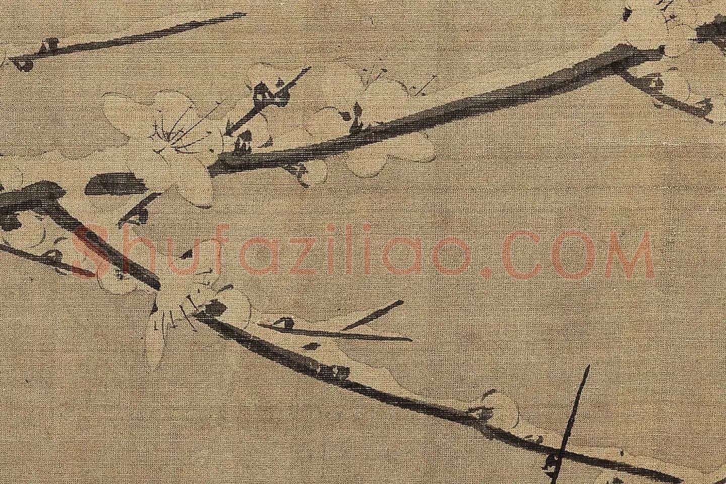 徐禹功《雪中梅竹图》高清大图局部 (9)
