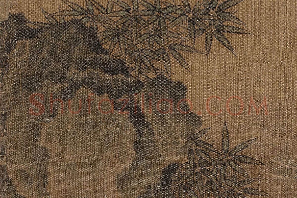 工笔动物画《母子鹿图》高清大图局部 (3)