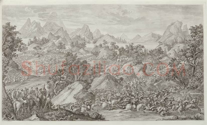 郎世宁等《平定西域战图》册 | 故宫绘画藏品