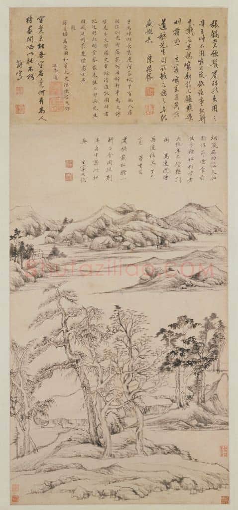 董其昌高逸图轴 | 故宫绘画藏品