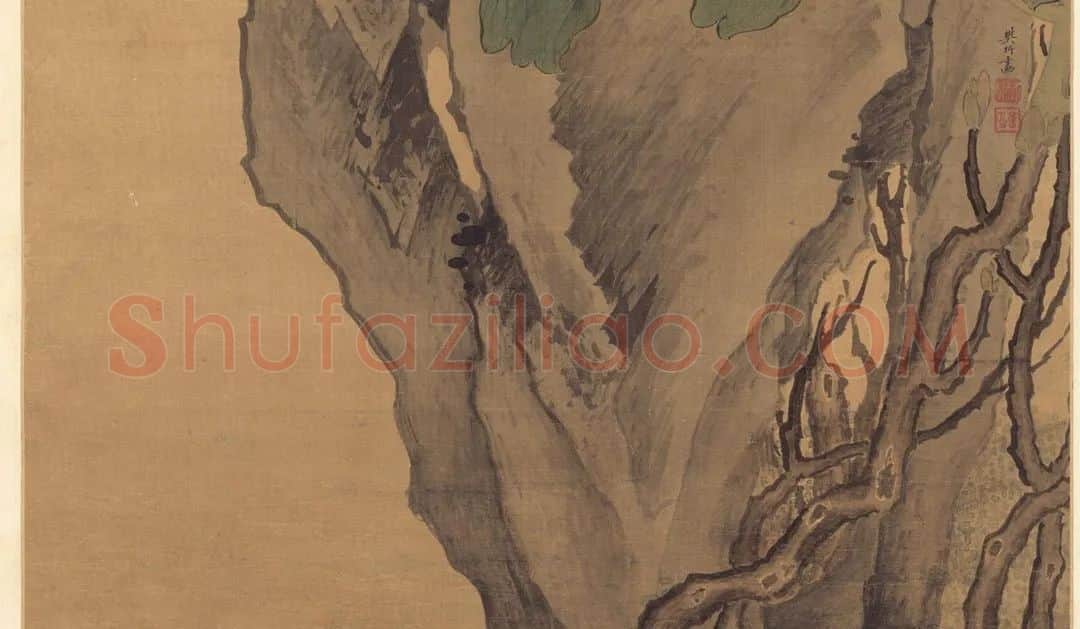 樊圻工笔画《牡丹图》_05