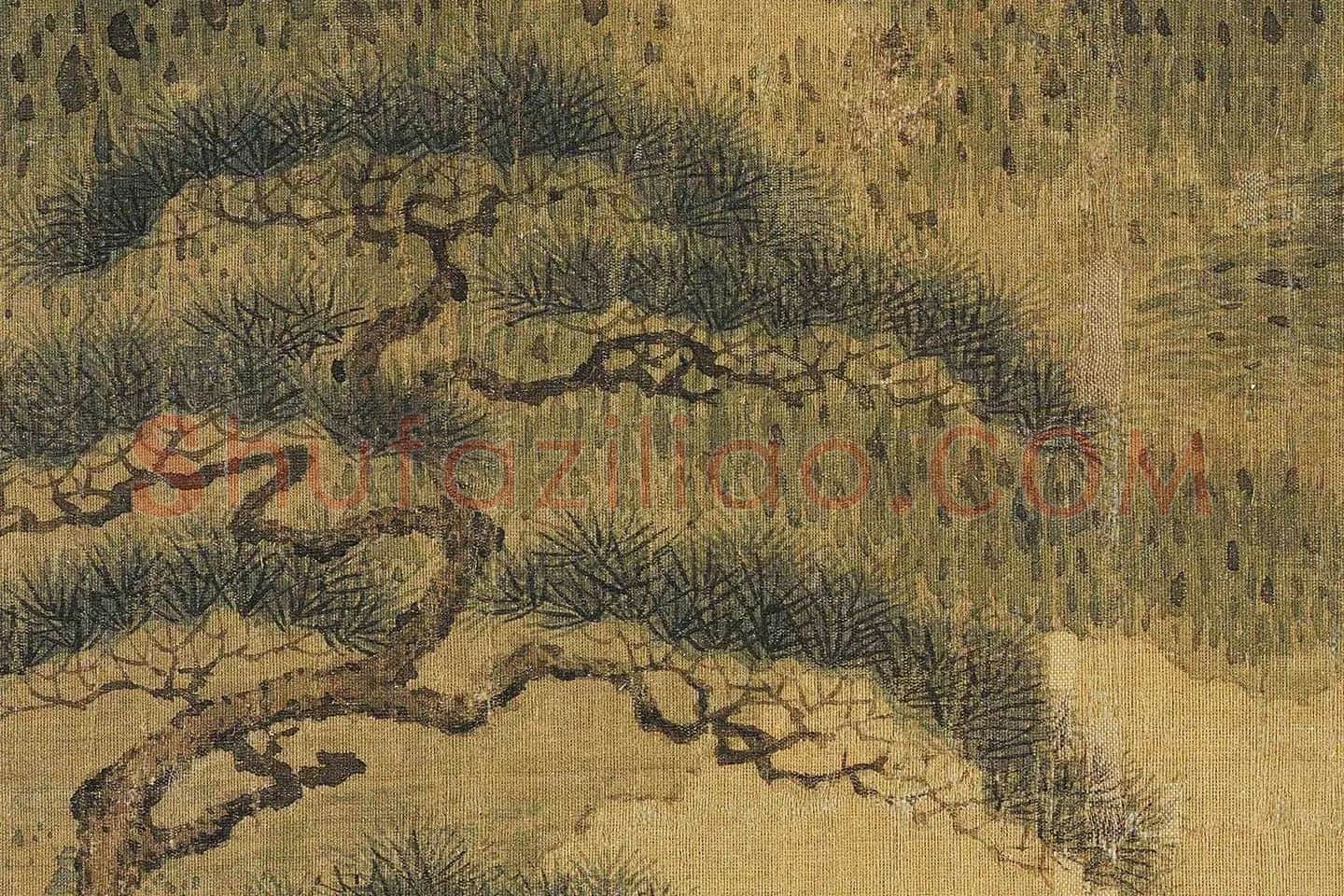 赵伯骕《万松金阙图卷》高清大图局部 (2)