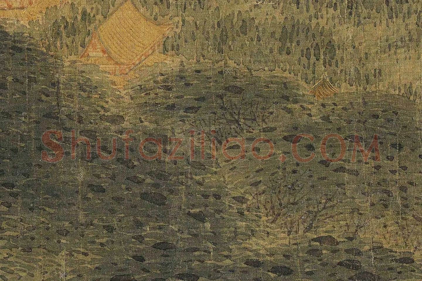 赵伯骕《万松金阙图卷》高清大图局部 (4)