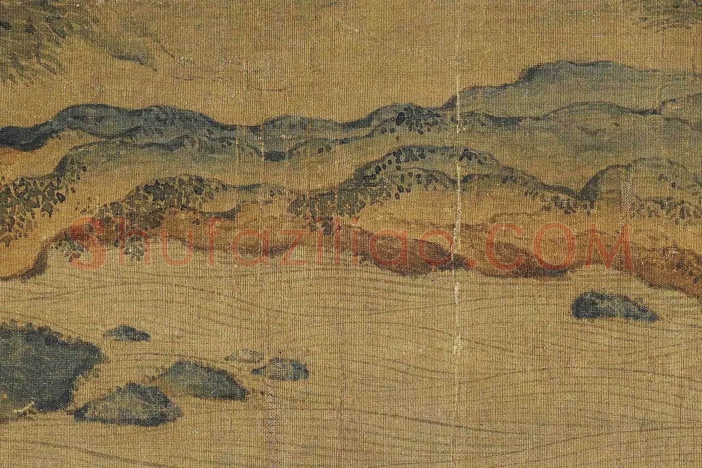 赵伯骕《万松金阙图卷》高清大图局部 (8)