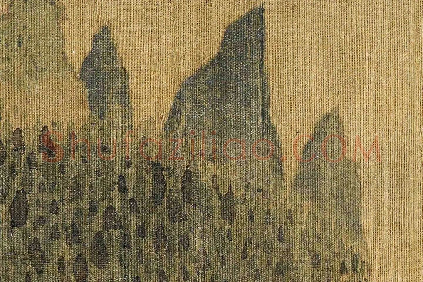赵伯骕《万松金阙图卷》高清大图局部 (9)