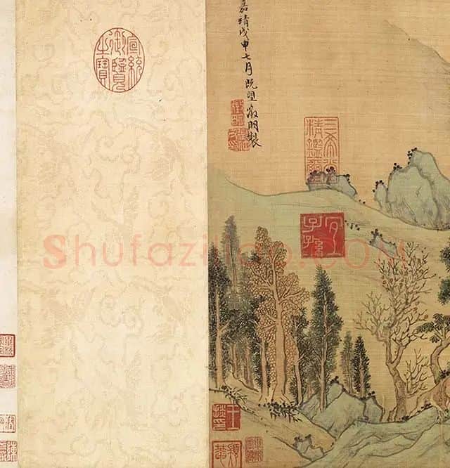 文徵明《仿赵伯骕后赤壁图》_05