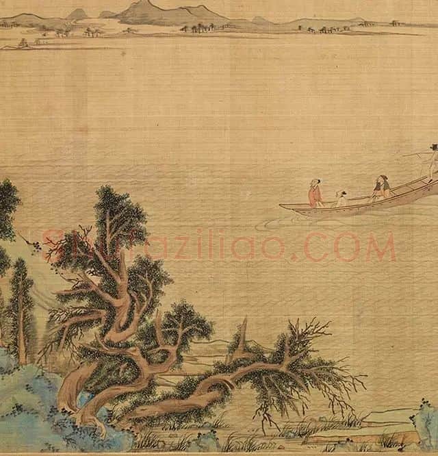 文徵明《仿赵伯骕后赤壁图》_09