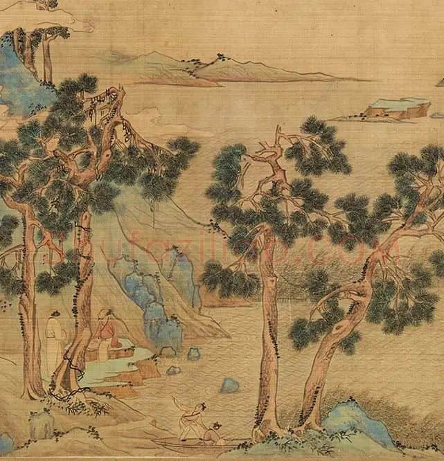 文徵明《仿赵伯骕后赤壁图》_13