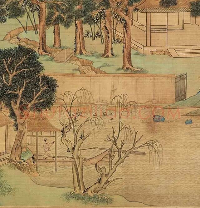 文徵明《仿赵伯骕后赤壁图》_18