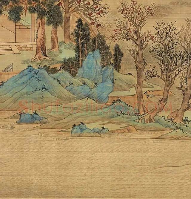 文徵明《仿赵伯骕后赤壁图》_19