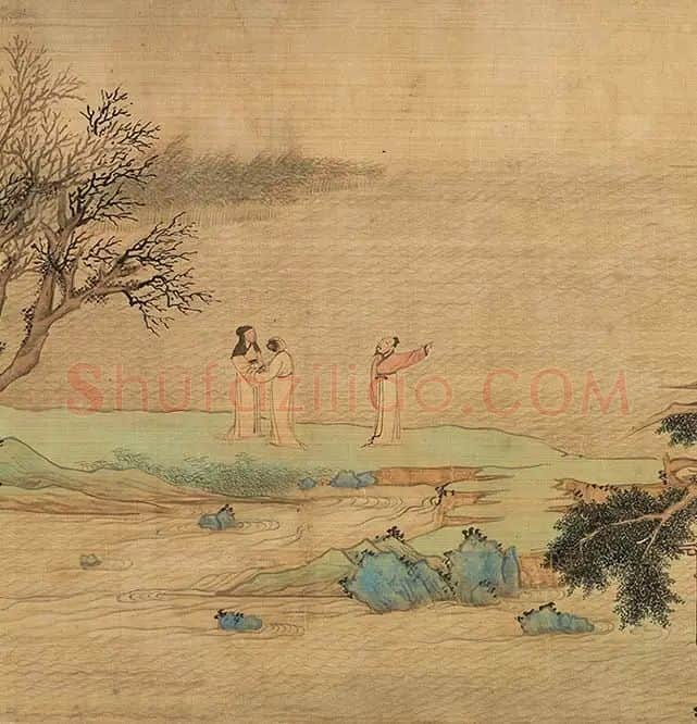 文徵明《仿赵伯骕后赤壁图》_20