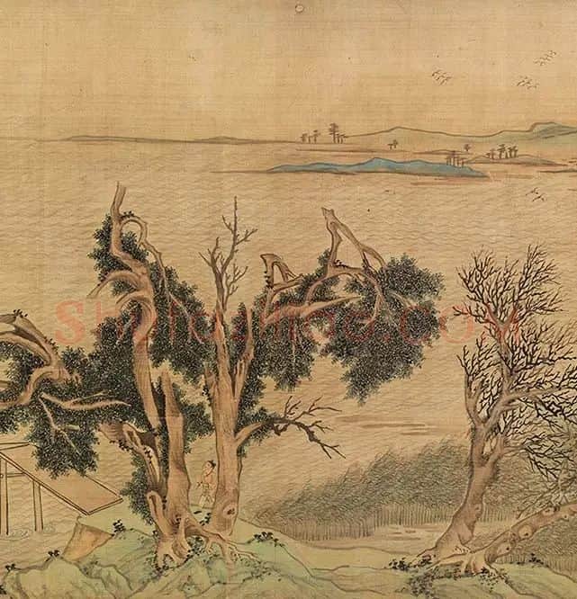 文徵明《仿赵伯骕后赤壁图》_21