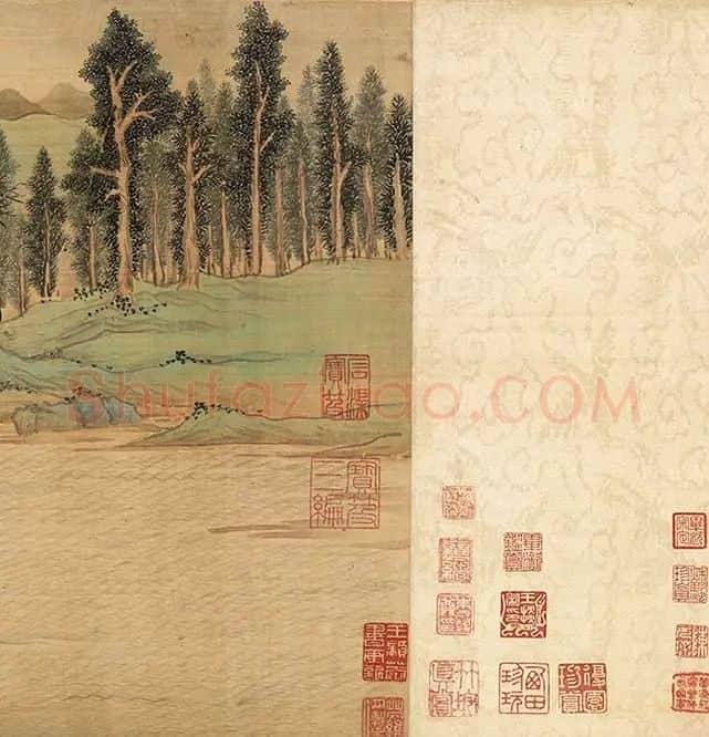 文徵明《仿赵伯骕后赤壁图》_23