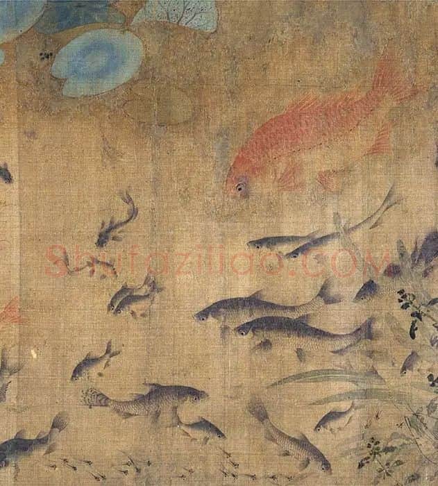 刘寀《落花游鱼图卷》_04
