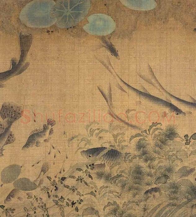 刘寀《落花游鱼图卷》_07