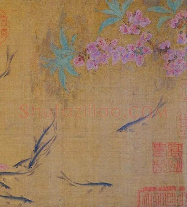 刘寀《落花游鱼图卷》_11