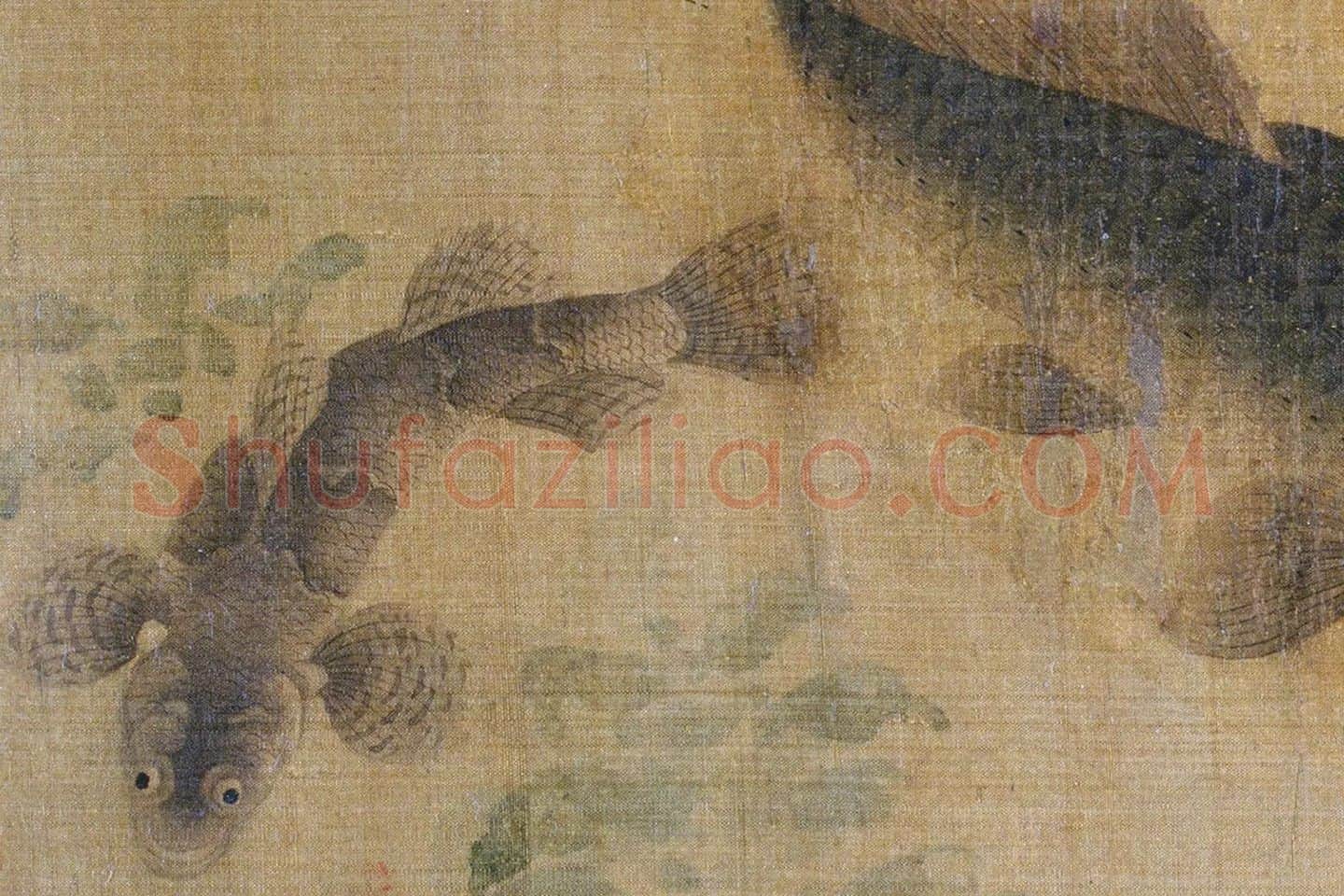 刘寀《落花游鱼图》局部 (2)