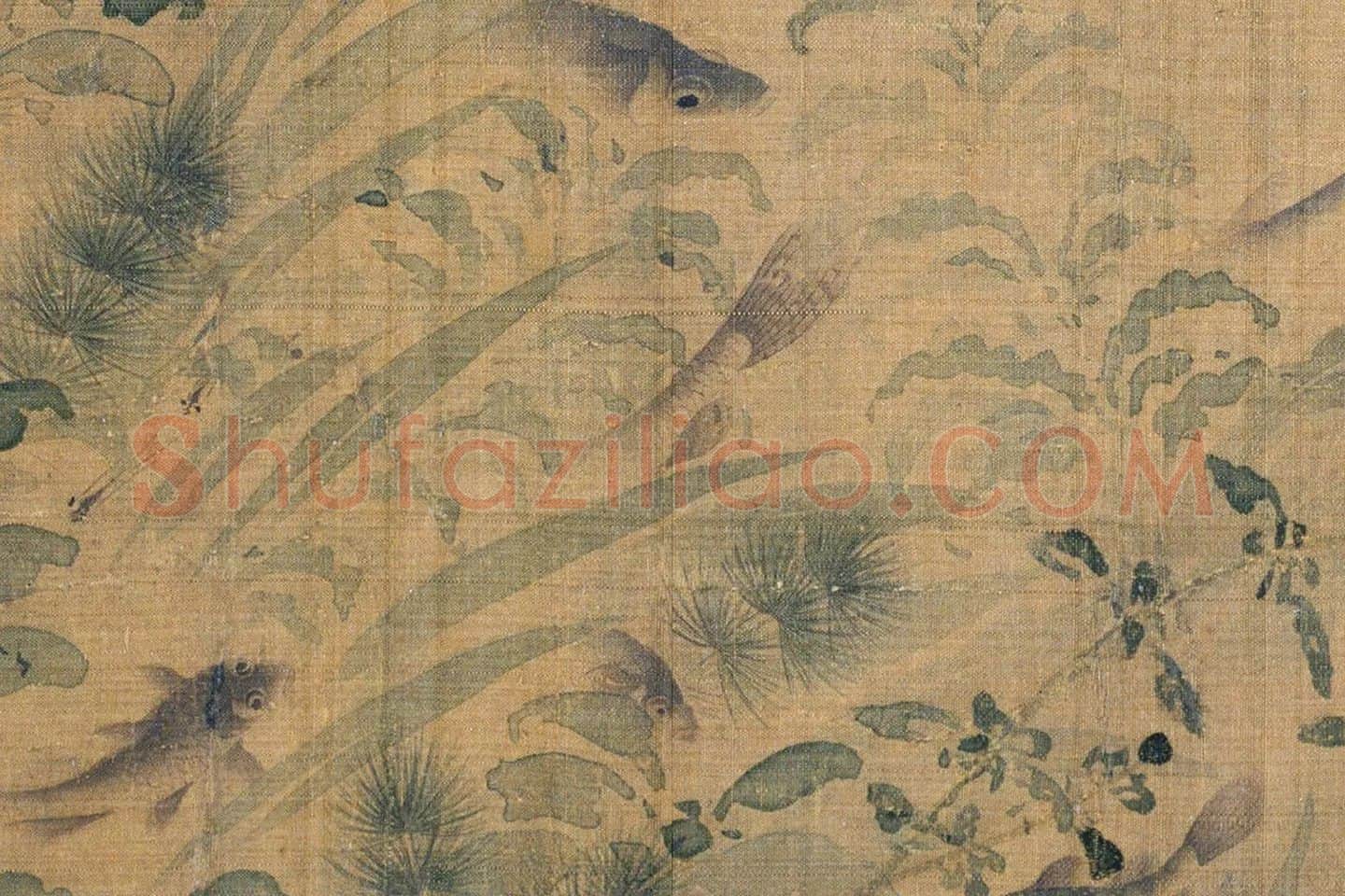 刘寀《落花游鱼图》局部 (7)