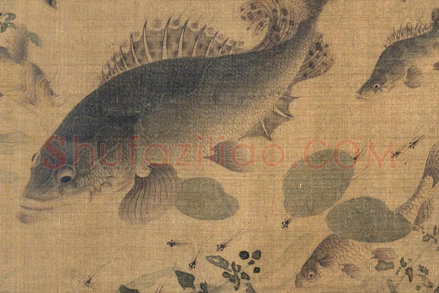 刘寀《落花游鱼图》局部 (8)