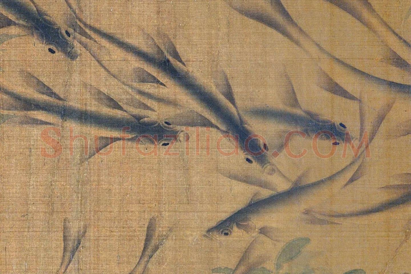 刘寀《落花游鱼图》局部 (9)