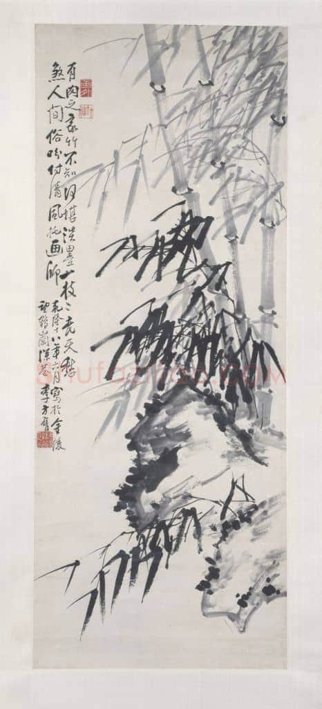 李方膺竹石图轴 | 故宫绘画藏品